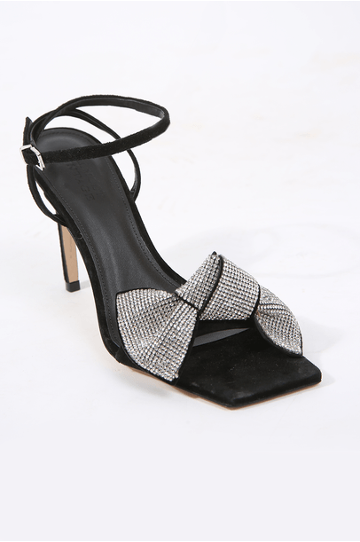 Sandália Salto Laço Preto All Most Vintage - PRETO