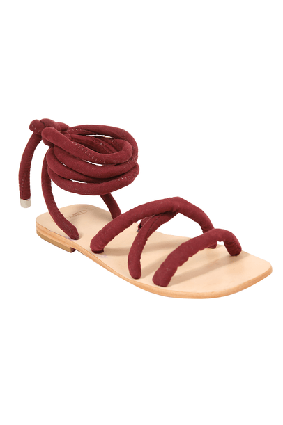 Rasteira Rolete Framed - VINHO
