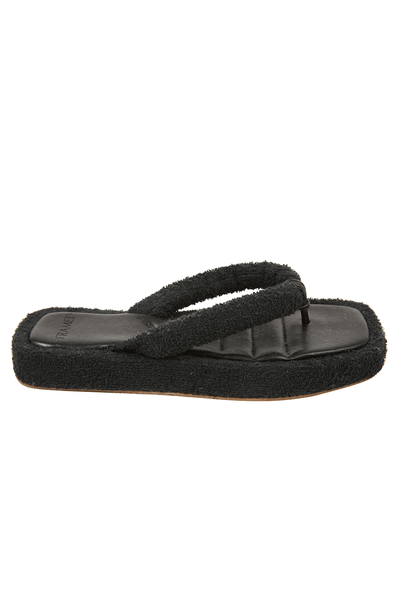 Rasteira Toalha Framed  - PRETO