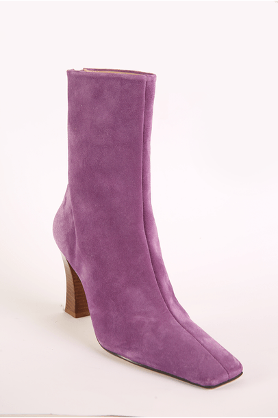 Bota Bico Quadrado Framed  - LILAS