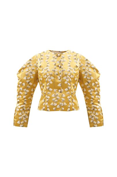 Casaqueto Tulpe Framed AMARELO