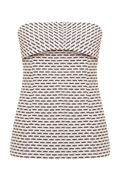 Top Lanzarotti Framed - PRETO E BRANCO