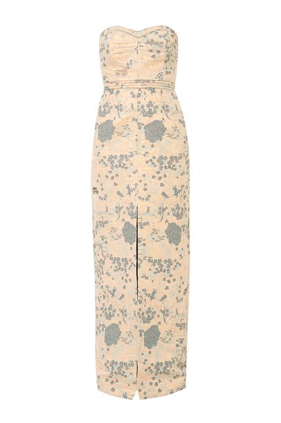 Vestido Longo Nobuko Framed - COBRE