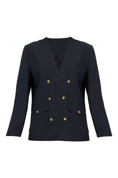 Blazer Black Vanilla Allmost Vintage - PRETO