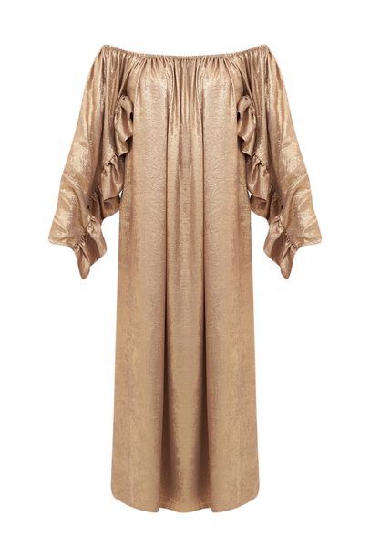 Vestido Lamê Allmost Vintage - DOURADO
