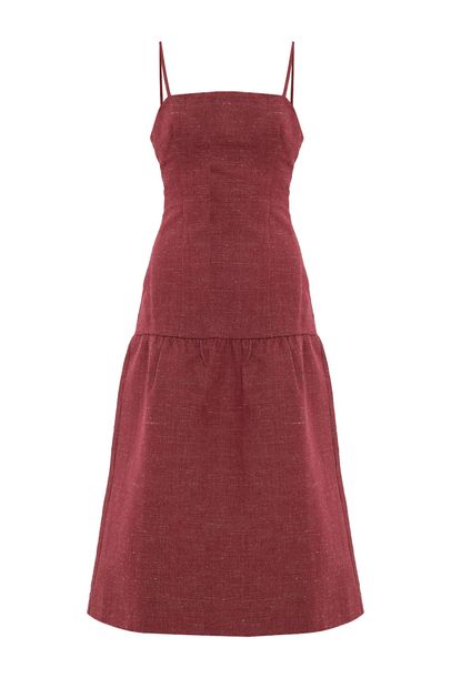 Vestido Midi Royale Clemence - VINHO