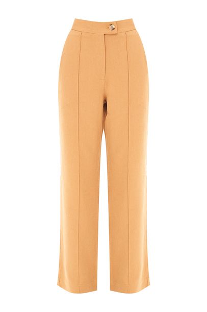 Calça Reta Domini Clemence - CARAMELO