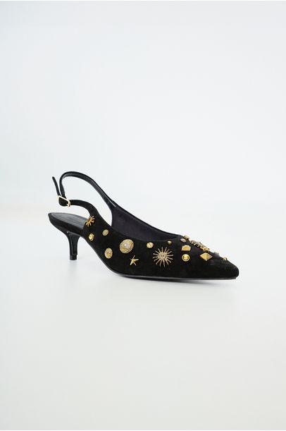 Scarpin Galli Preto All Most Vintage - PRETO