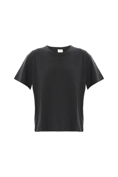 T-Shirt Oversized Women Egrey - PRETO