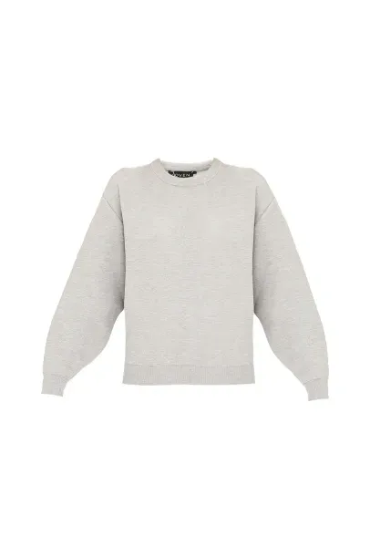 Casaco Tricot Neoprene Coven - CINZA