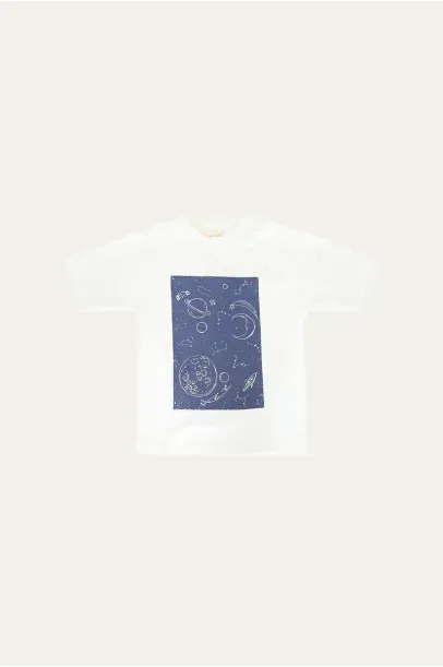 T-Shirt Kind Astral Edamami - AZUL