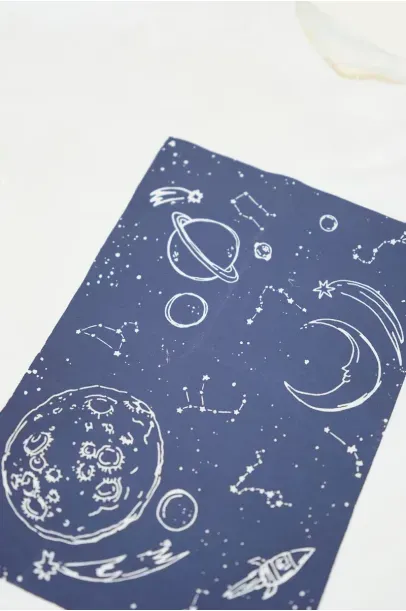 T-Shirt Kind Astral Edamami - AZUL