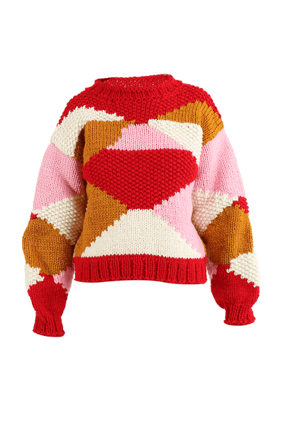 Tricot Geométrico Multicolorido Missinclof - MULTICOLORIDO