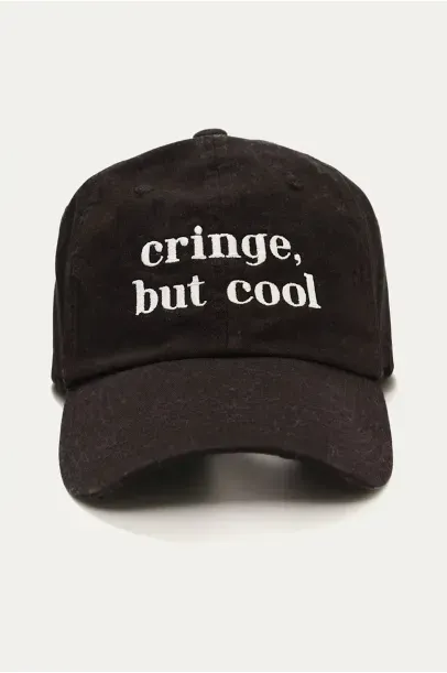 Boné Cringe But Cool Preto Nuó - PRETO