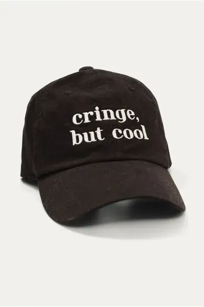 Boné Cringe But Cool Preto Nuó - PRETO