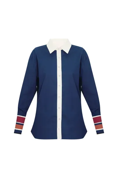 Camisa Ajour Framed - MARINHO