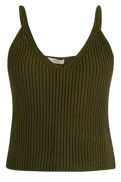 Blusa Regata Perola Tricot Verde Egrey - VERDE