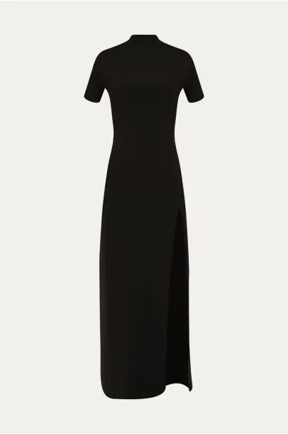 Vestido Longo Vell Francesca - PRETO