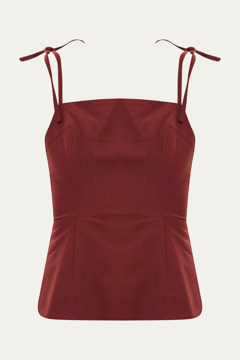 Blusa Sm Slub Clemence - VINHO-1775676712273