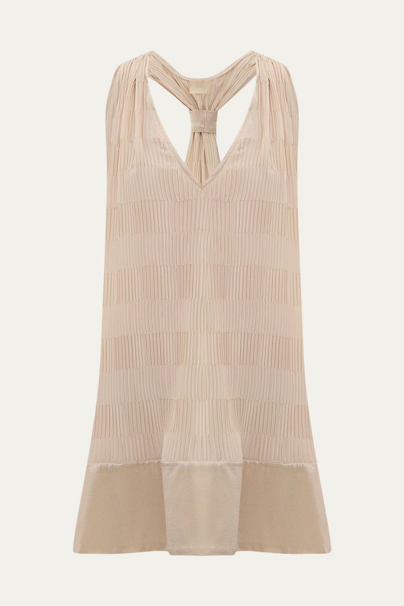 Vestido Mini Fisarmon Framed - OFF WHITE-1782241146783