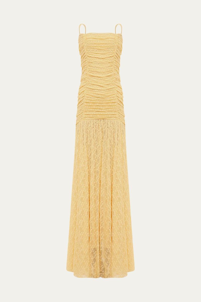 Vestido Midi Hillon Framed AMARELO-1782241225353
